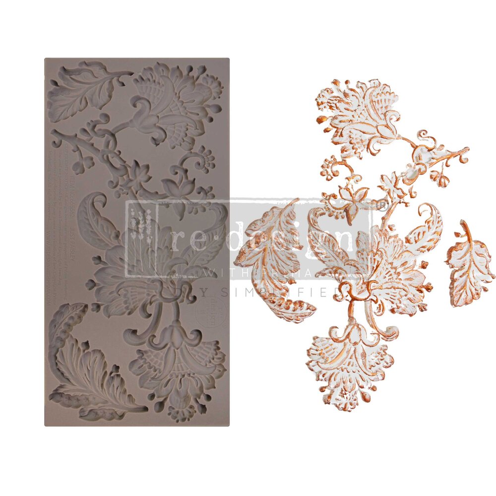 Re-Design with Prima Just Paisley 5x10 Inch Decor Mould (665562) (DISCONTINUED)