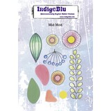 IndigoBlu Mid Mod A6 Red Rubber Stamp (IND1129) (OUTLET)