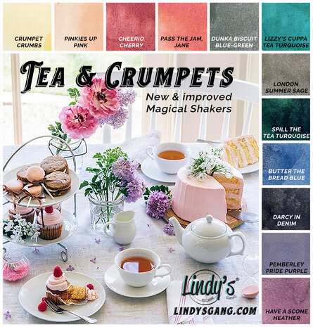 Lindy's Stamp Gang Tea & Crumpets Magical Shaker 2.0 SET (mshaker-SET-01) Lindy's Stamp Gang Tea & Crumpets Magical Shaker 2.0 SET (mshaker-SET-01)