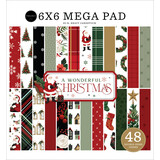 Carta Bella A Wonderful Christmas Cardmakers 6x6 Inch Mega Pad (CBAWC328031) (OUTLET)