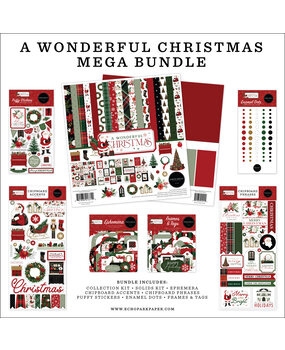 Carta Bella A Wonderful Christmas Mega Bundle (CBAWC328050) (OUTLET)