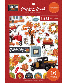 Carta Bella Fall Fun Sticker Book (CBFF326029) (OUTLET)