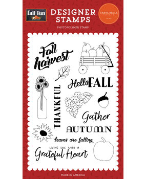 Carta Bella Fall Harvest Designer Stamps (CBFF326041) (OUTLET)