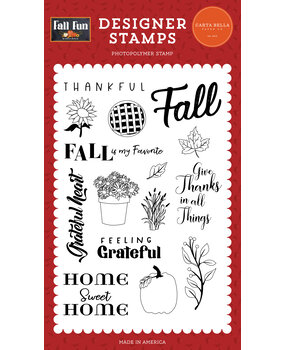 Carta Bella Fall Is My Favorite Stamp Set (CBFF326042) (OUTLET)