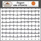 Carta Bella Spooky Scary Stitch Stencil (CBHW324034) (OUTLET)
