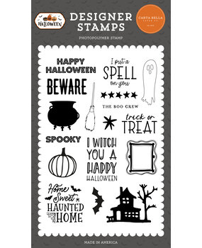 Carta Bella Haunted Home Deigner Stamps (CBHW324044) (OUTLET)