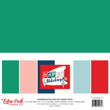 Echo Park Happy Holidays 12x12 Inch Coordinating Solids Paper Pack (HPH327015) (DISCONTINUED)