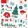 Echo Park Happy Holidays Chipboard Phrases (HPH327022) (DISCONTINUED)