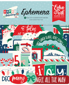 Echo Park Happy Holidays Ephemera (HPH327024) (DISCONTINUED)