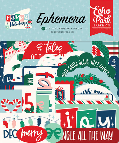 Echo Park Happy Holidays Ephemera (HPH327024) (OUTLET) Echo Park Happy Holidays Ephemera (HPH327024) (OUTLET)