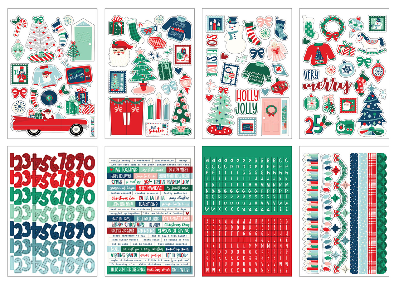 Echo Park Happy Holidays Sticker Book (HPH327029) (OUTLET)