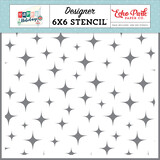 Echo Park Holiday Cheer Sparkle Stencil (HPH327033) (DISCONTINUED)