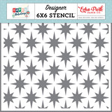 Echo Park Just Believe Stars Stencil (HPH327034) (DISCONTINUED)