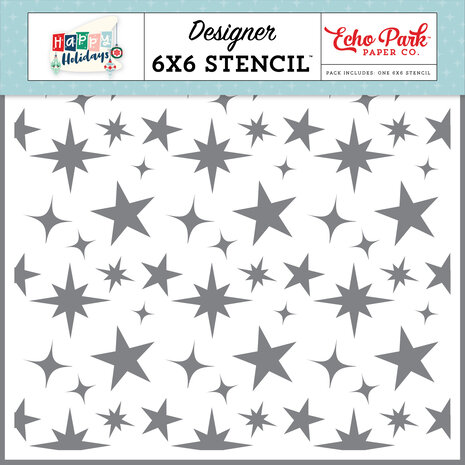 Echo Park What Fun Stars Stencil (HPH327035) (OUTLET)