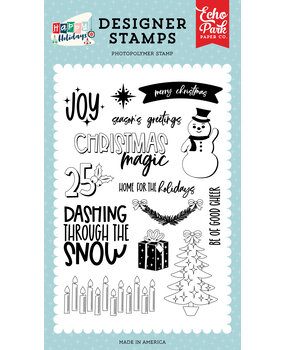 Echo Park Dashing Through The Snow Designer Stamps (HPH327044) (DISCONTINUED)