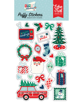 Echo Park Happy Holidays Puffy Stickers (HPH327066) (DISCONTINUED)