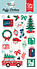 Happy Holidays Puffy Stickers (HPH327066) (OUTLET)