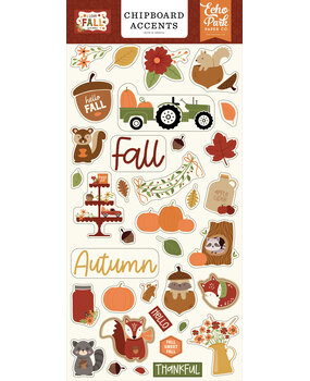 Echo Park I Love Fall Chipboard Accents (LFA225021) (DISCONTINUED)