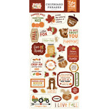 Echo Park I Love Fall Chipboard Phrases (LFA225022) (DISCONTINUED)