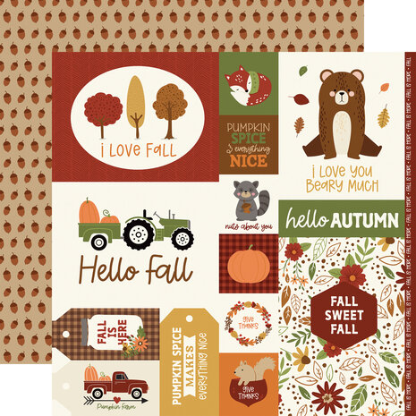 Echo Park I Love Fall 6x6 Inch Paper Pad (LFA225023) (DISCONTINUED)