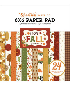 Echo Park I Love Fall 6x6 Inch Paper Pad (LFA225023) (DISCONTINUED)