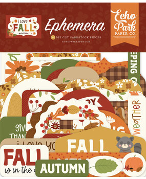 Echo Park I Love Fall Ephemera (LFA225024) (DISCONTINUED)