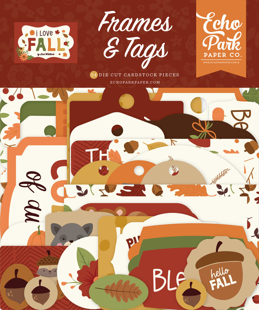 Echo Park I Love Fall Frames & Tags (LFA225025) (OUTLET)