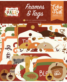 Echo Park I Love Fall Frames & Tags (LFA225025) (DISCONTINUED)