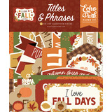 Echo Park I Love Fall Titles & Phrases (LFA225032) (DISCONTINUED)