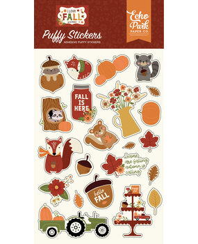 Echo Park I Love Fall Puffy Stickers (LFA225066) (OUTLET)