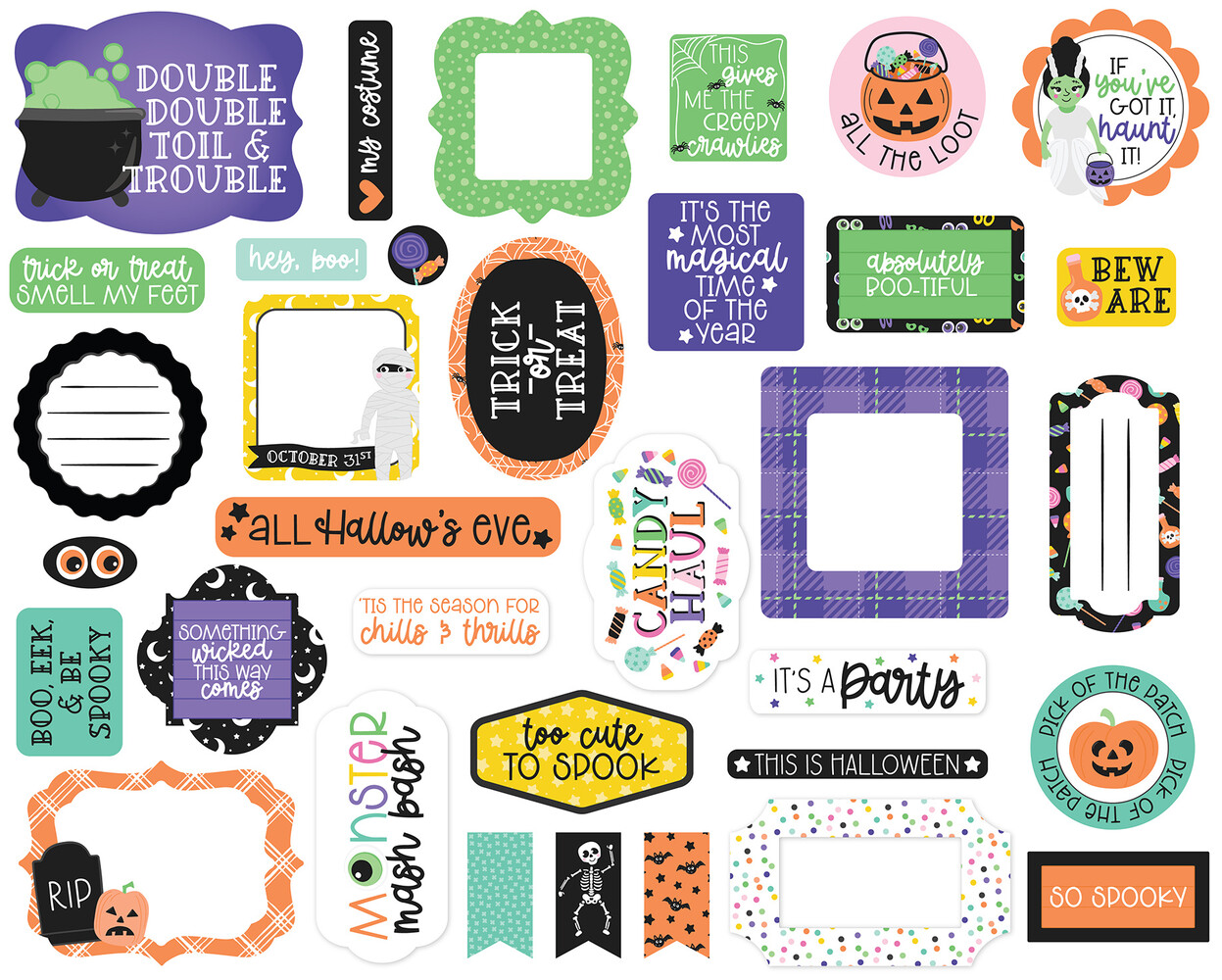 Echo Park Monster Mash Ephemera (MM323024) (OUTLET) Echo Park Monster Mash Ephemera (MM323024) (OUTLET)