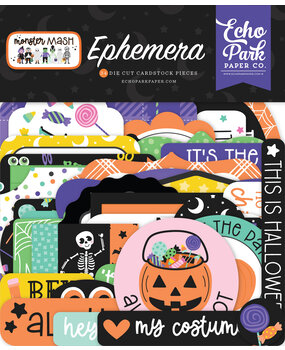 Echo Park Monster Mash Ephemera (MM323024) (DISCONTINUED)