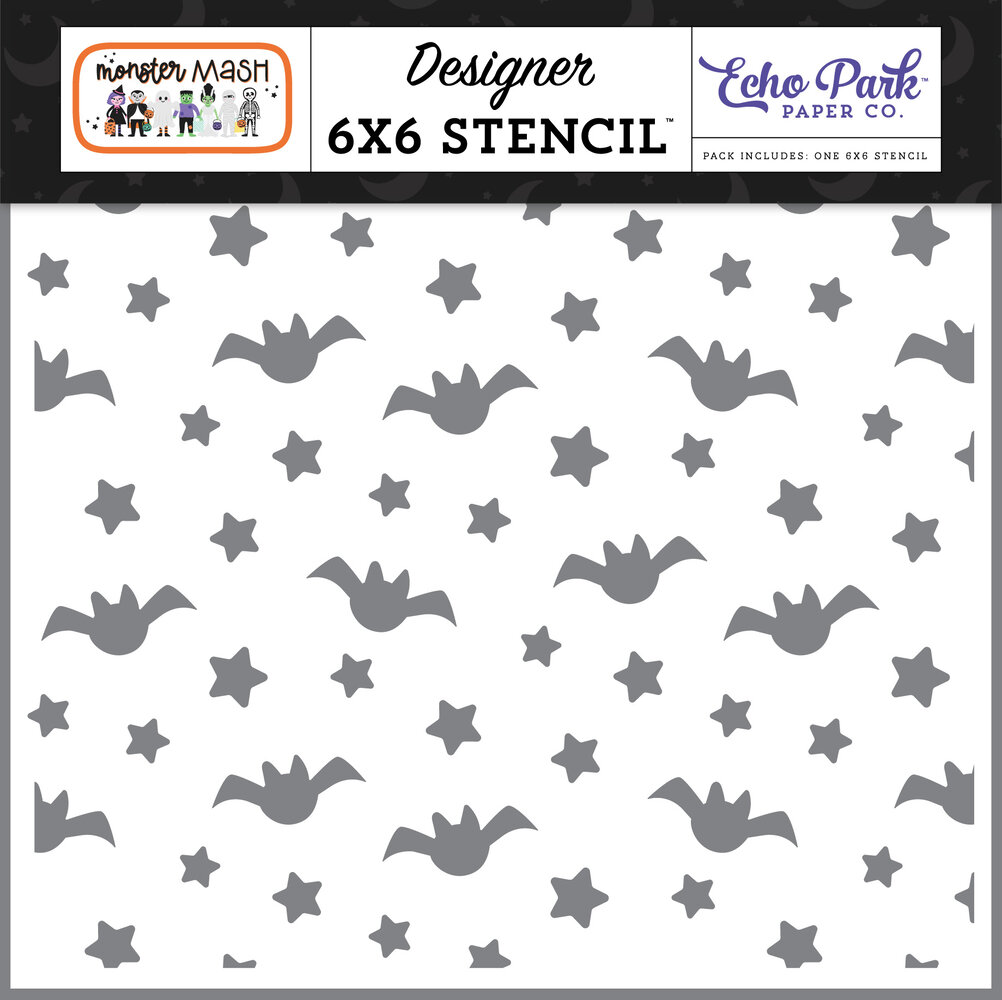 Echo Park Fright Night Bats Stencil (MM323034) (OUTLET)