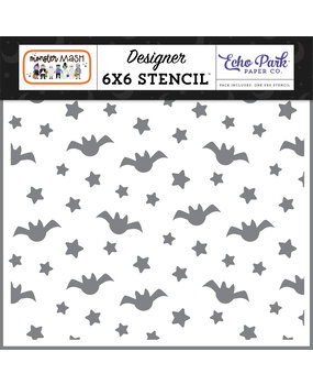 Echo Park Fright Night Bats Stencil (MM323034) (OUTLET)