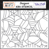 Echo Park Creepy Crawly Web Stencil (MM323035) (DISCONTINUED)
