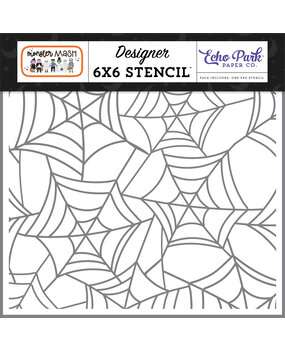 Echo Park Creepy Crawly Web Stencil (MM323035) (DISCONTINUED)