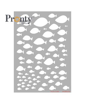 Pronty Crafts Stencil Purrrfect Fish A5 (470.806.018) (DISCONTINUED)