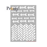 Pronty Crafts Stencil Purrrfect Fishbone A5 (470.806.019) (DISCONTINUED)