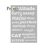 Pronty Crafts Stencil Purrrfect Words A5 (470.806.021) (DISCONTINUED)