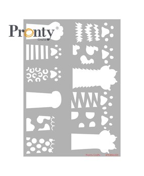 Pronty Crafts Stencil Purrrfect Paws 2 A5 (470.806.023) (DISCONTINUED)