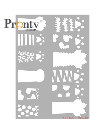 Pronty Crafts Stencil Purrrfect Paws 2 A5 (470.806.023) (OUTLET)