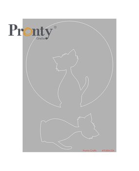 Pronty Crafts Stencil Purrrfect Silhouette A5 (470.806.024) (DISCONTINUED)