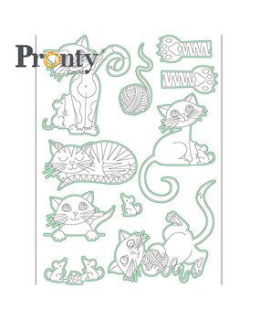Pronty Crafts Purrrfect Colouring Sheet A5 (472.700.016) (DISCONTINUED)
