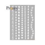 Pronty Crafts Stencil Purrrfect Borders A4 (470.806.026) (DISCONTINUED)