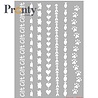 Pronty Crafts Stencil Purrrfect Borders A4 (470.806.026) (OUTLET)