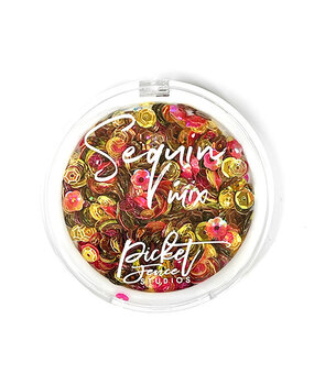 Picket Fence Studios Sequin Mix + Embellishments Karma is like a Breeze (SQC-192) (OUTLET)