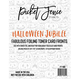 Picket Fence Studios Fabulous Foiling Toner Card Fronts Halloween Jubilee (12pcs) (FT-100) (OUTLET)
