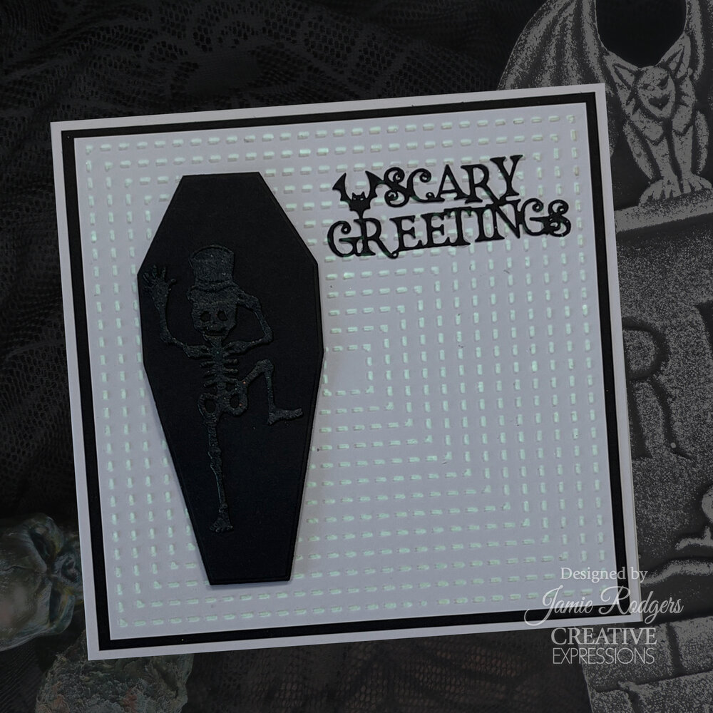 Creative Expressions Jamie Rodgers Craft Die Halloween Creepy Coffin (CEDJR079) (OUTLET)