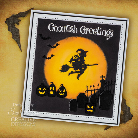 Creative Expressions Sue Wilson Craft Die Ghoulish Greetings (CEDME141) (OUTLET) Creative Expressions Sue Wilson Craft Die Ghoulish Greetings (CEDME141) (OUTLET)