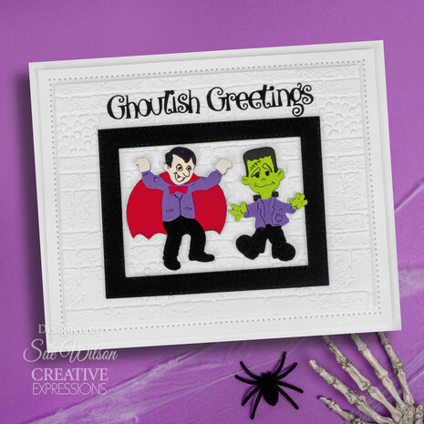 Creative Expressions Sue Wilson Craft Die Ghoulish Greetings (CEDME141) (OUTLET) Creative Expressions Sue Wilson Craft Die Ghoulish Greetings (CEDME141) (OUTLET)
